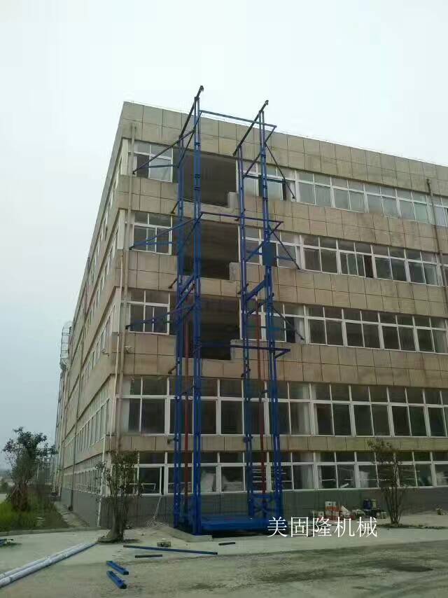 武汉室外双臂导轨式升降机厂家
