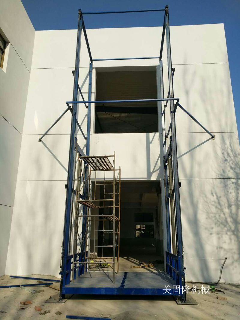武汉仓库专用导轨式升降货梯价格